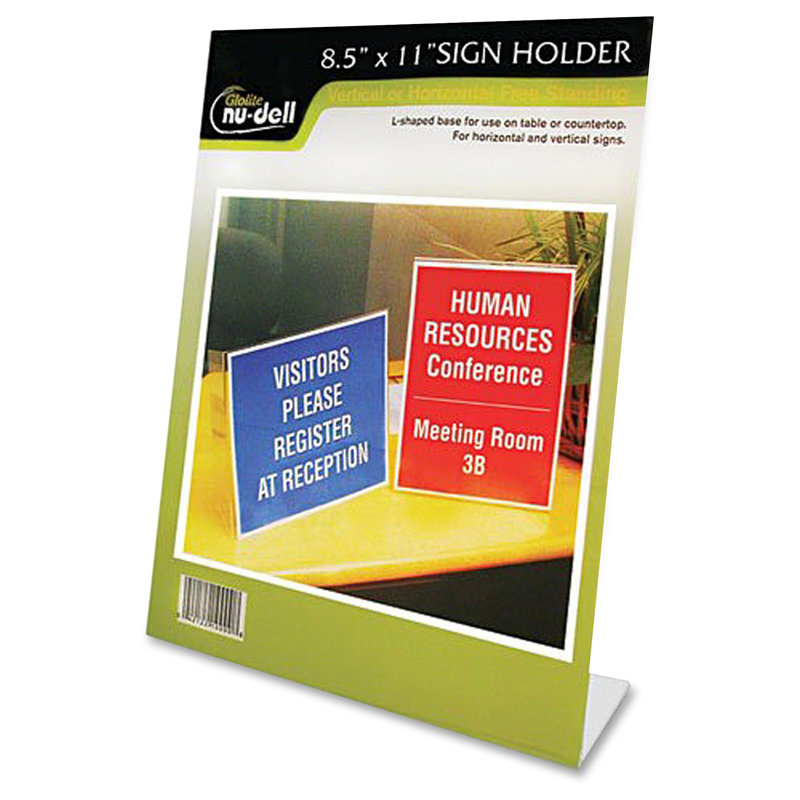 GloliteNudellLLC OnePiece Vertical Sign Holder Wayfair.ca